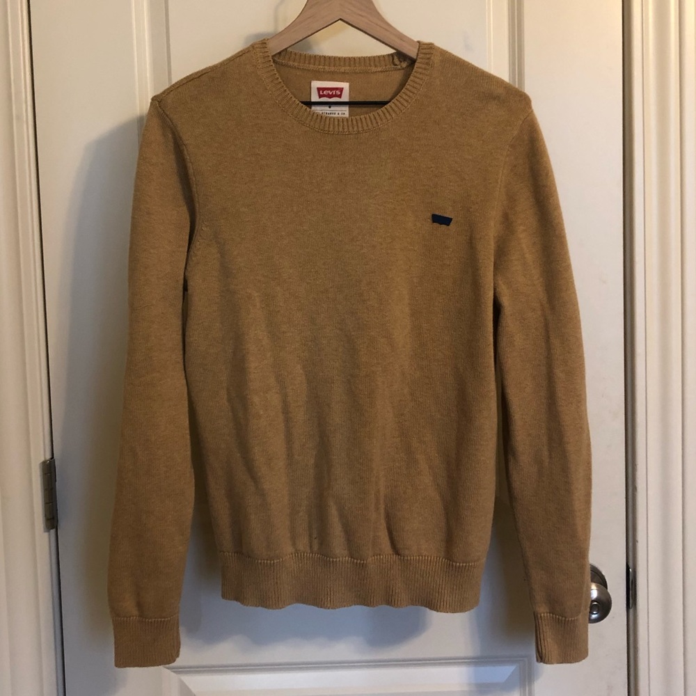 Tan crew neck sweater